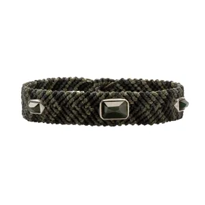 15mm Jungle Nights Bracelet - Green Jade
