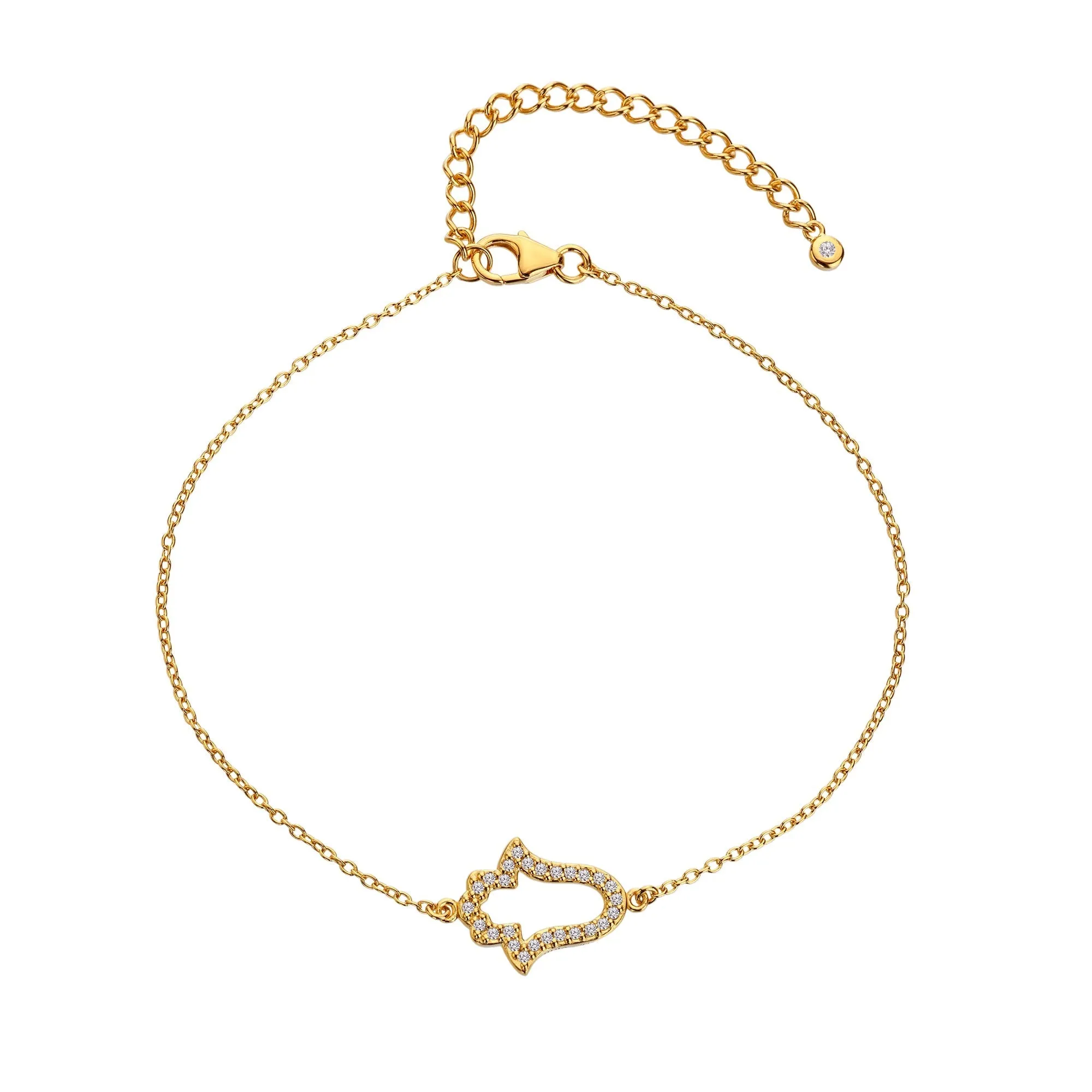 18ct Gold HD X TG WT Hand Bracelet DL690