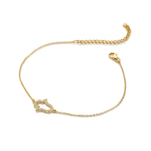 18ct Gold HD X TG WT Hand Bracelet DL690