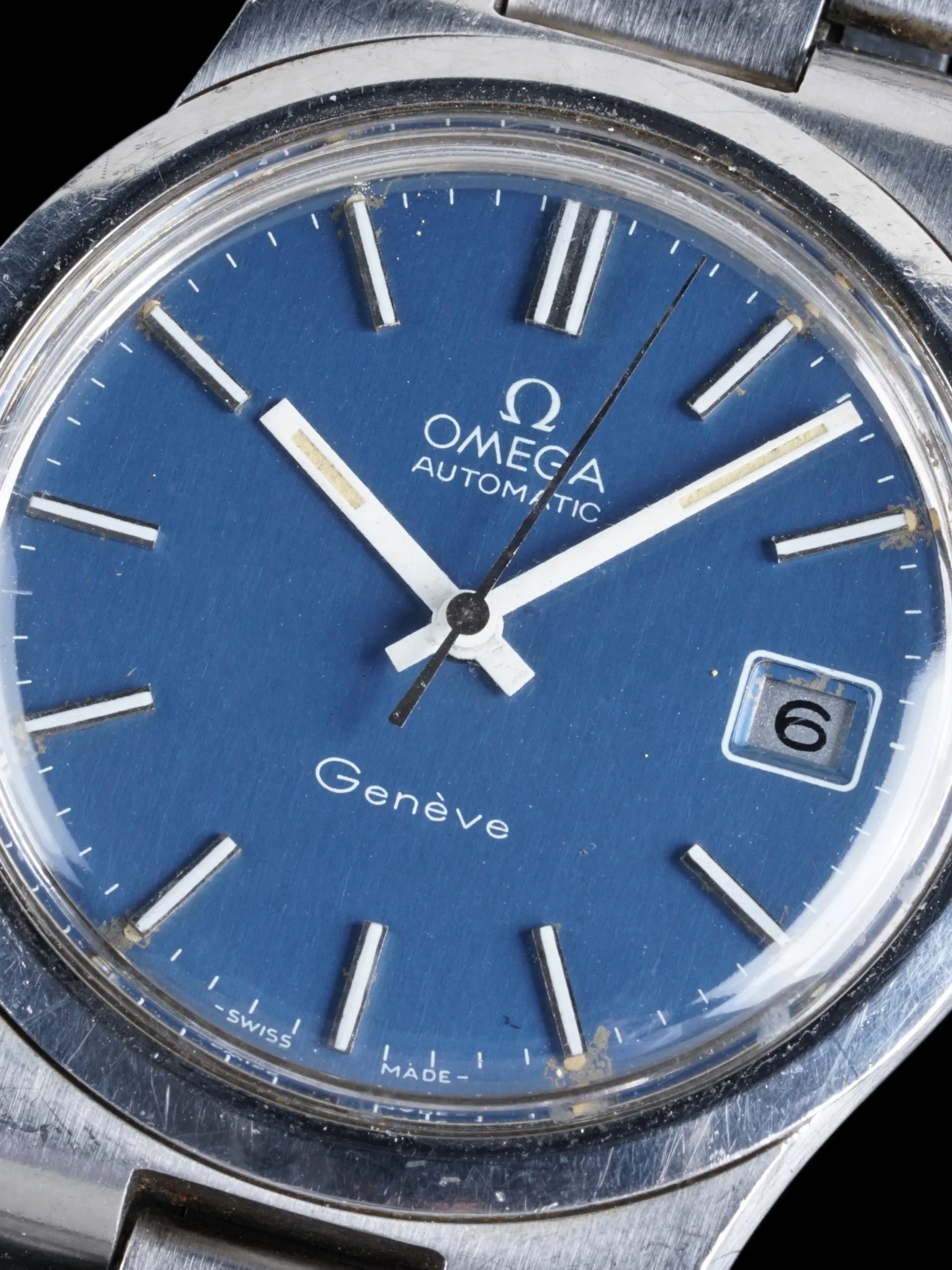 1973 Omega Geneve (Ref. 166.0173) Blue Dial