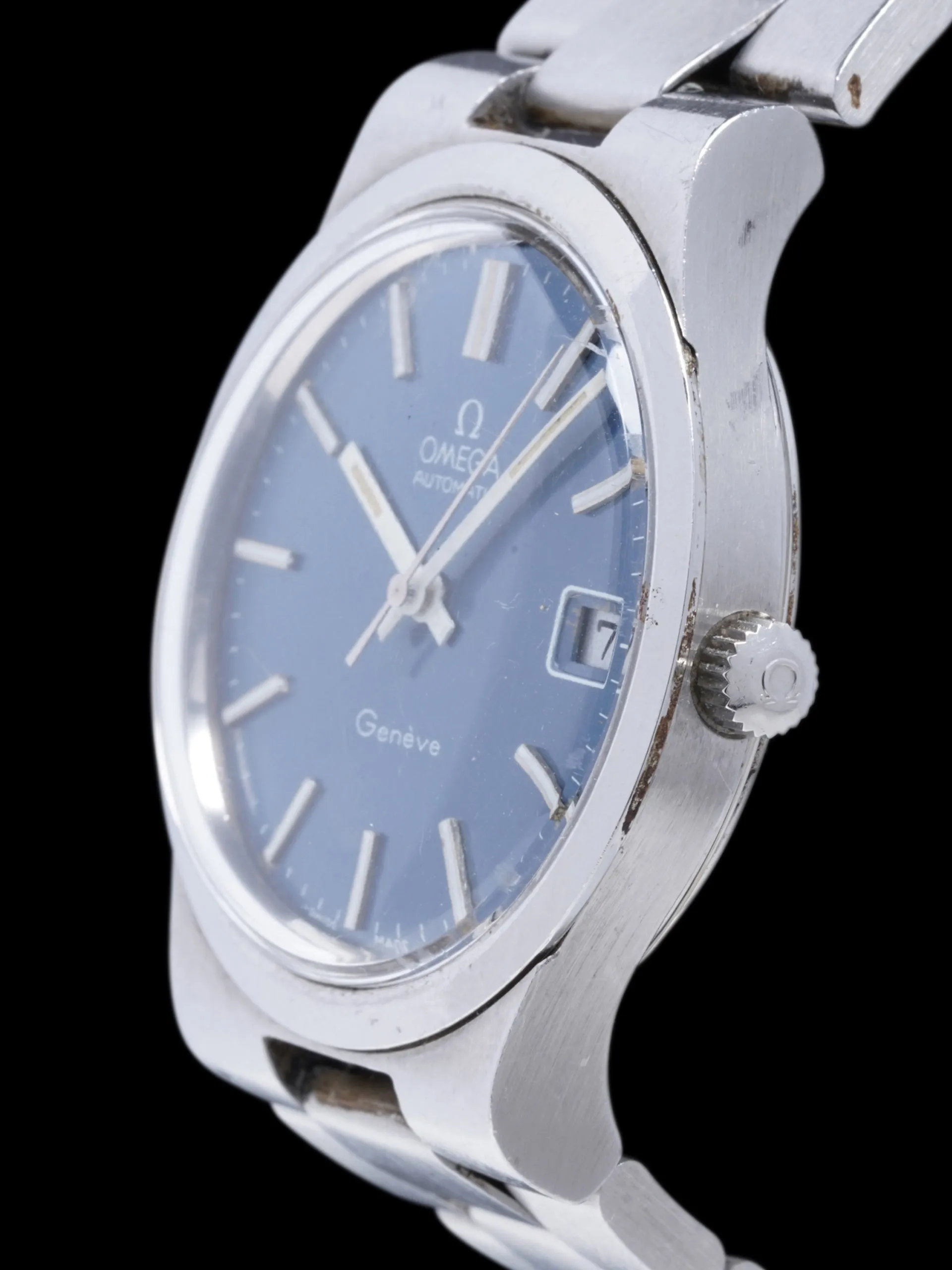 1973 Omega Geneve (Ref. 166.0173) Blue Dial
