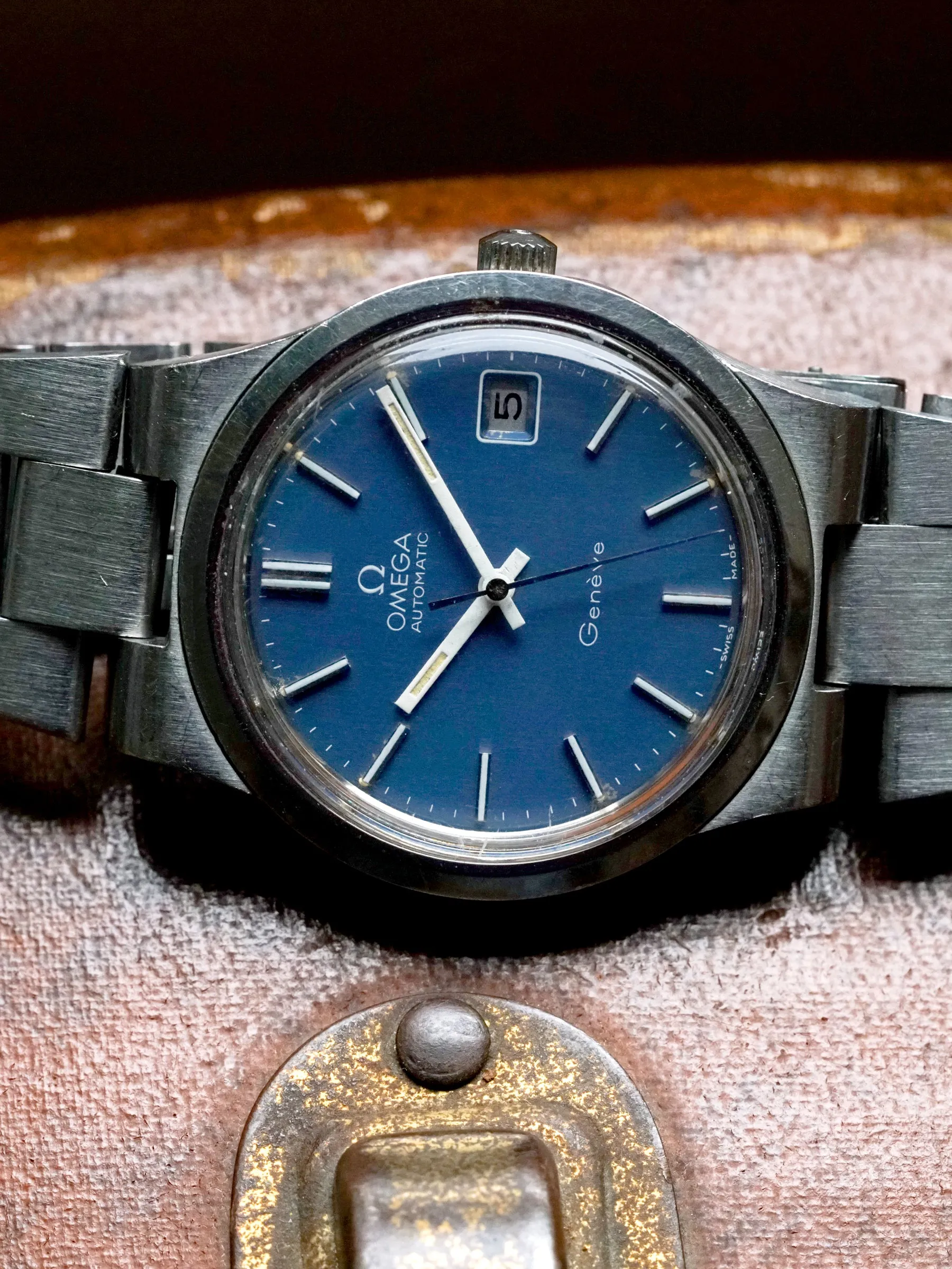 1973 Omega Geneve (Ref. 166.0173) Blue Dial