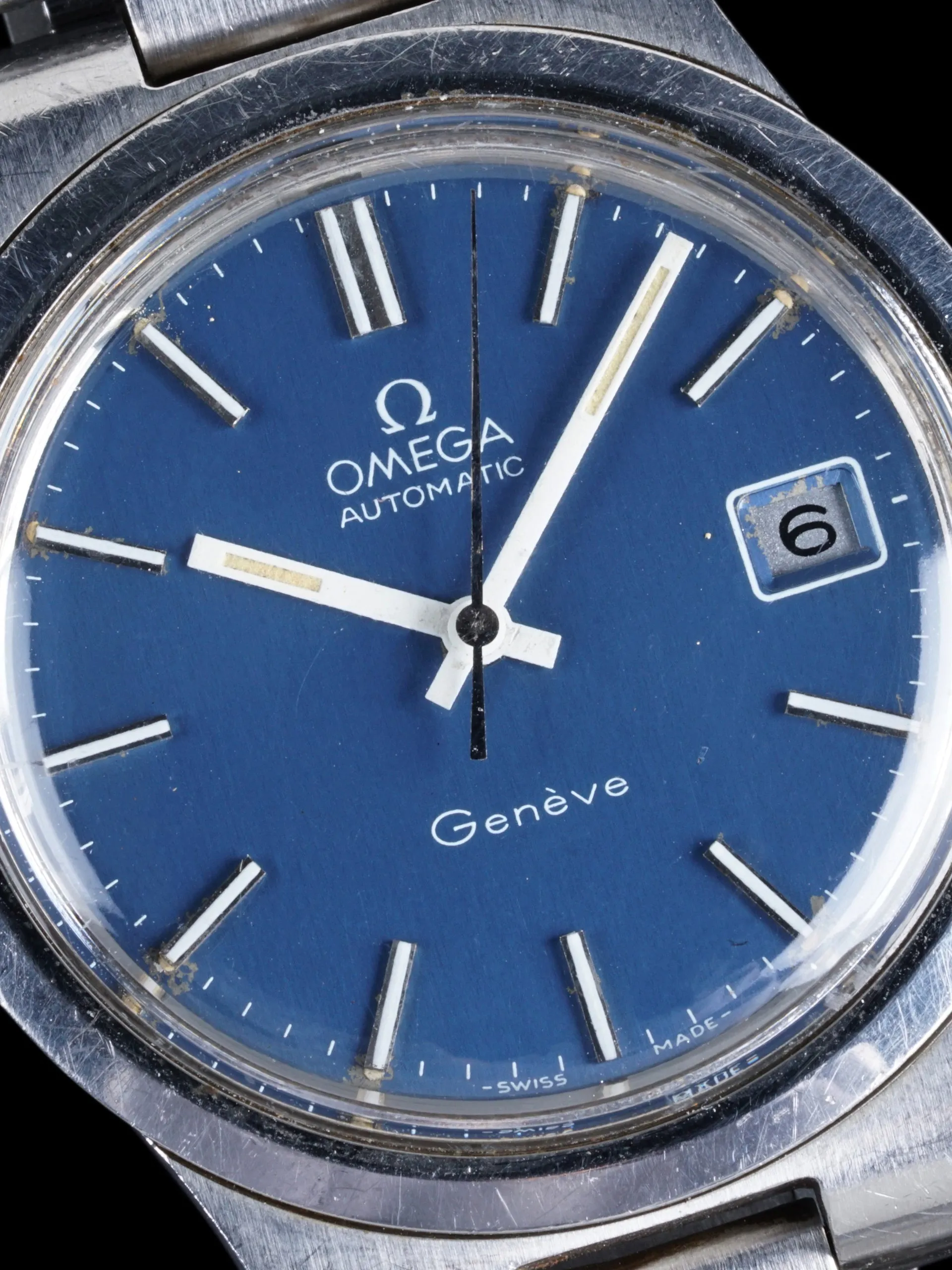 1973 Omega Geneve (Ref. 166.0173) Blue Dial
