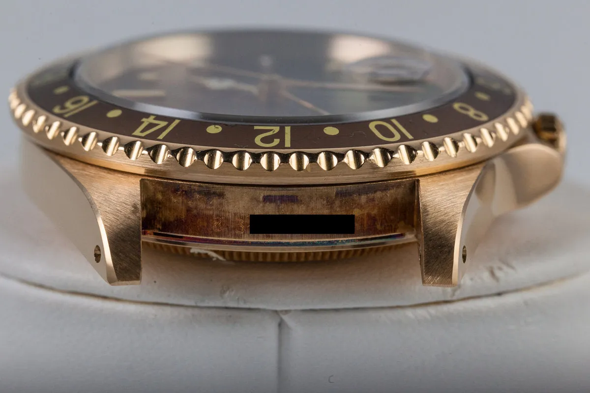 1984 Rolex YG Root Beer GMT 16758