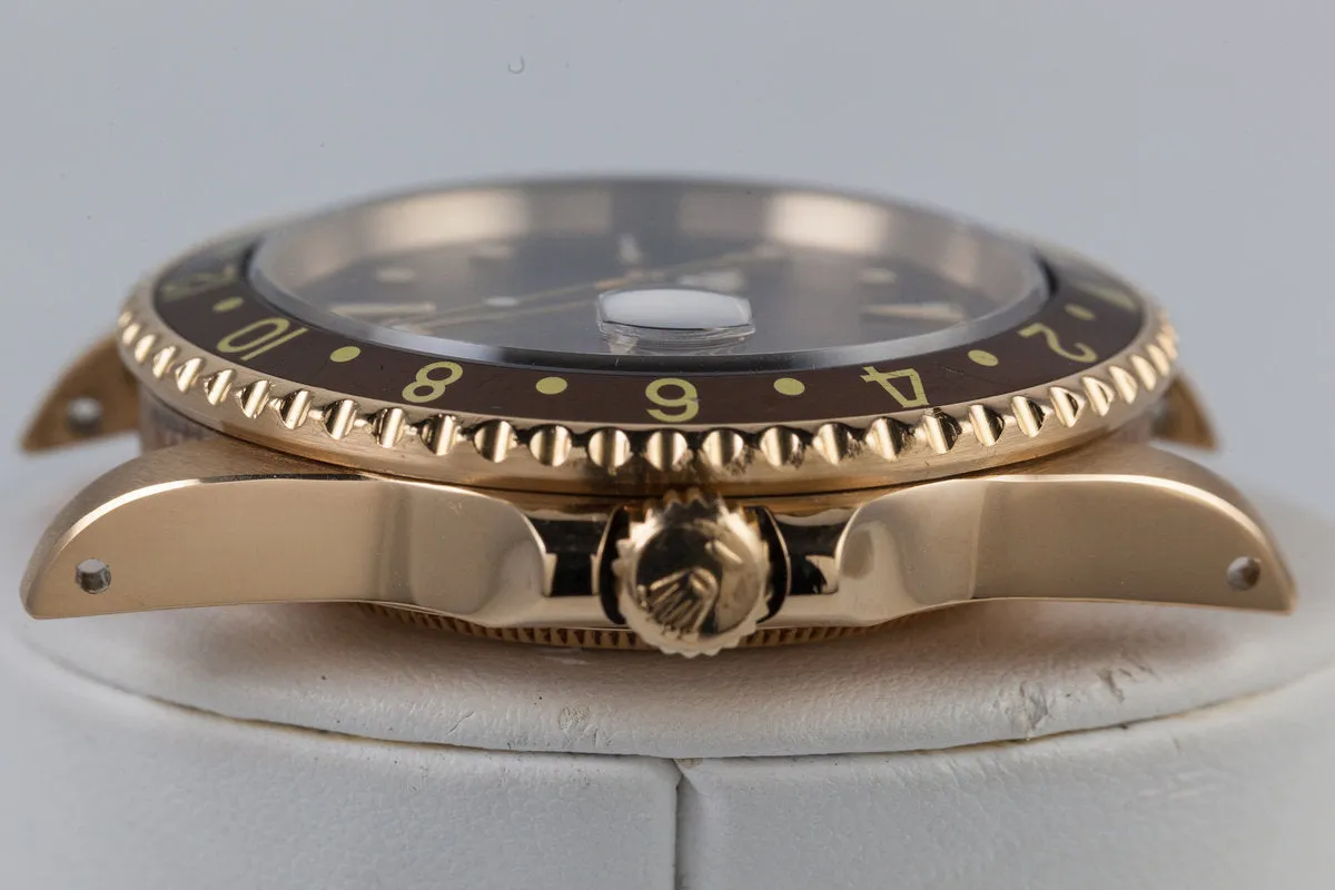 1984 Rolex YG Root Beer GMT 16758