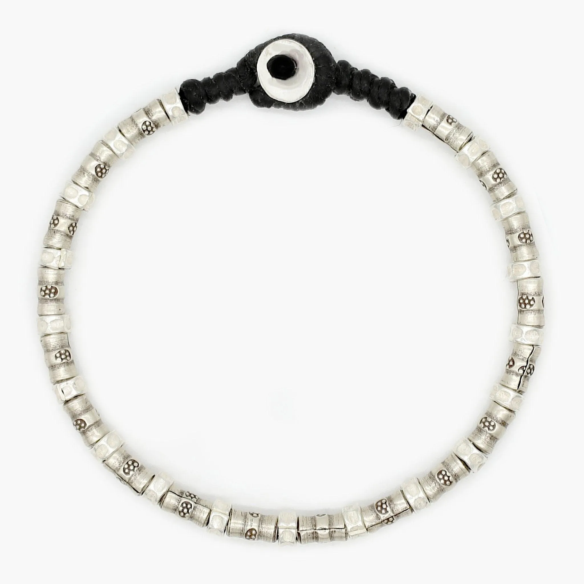 4mm " Bayu" Silver Bracelet