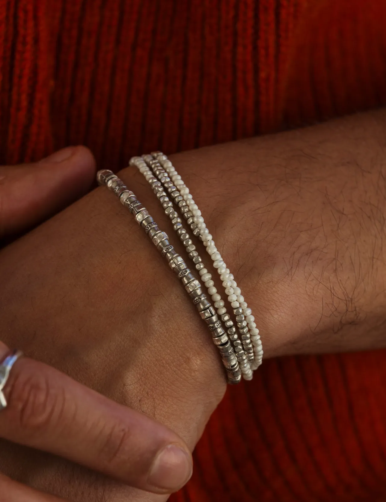4mm " Bayu" Silver Bracelet
