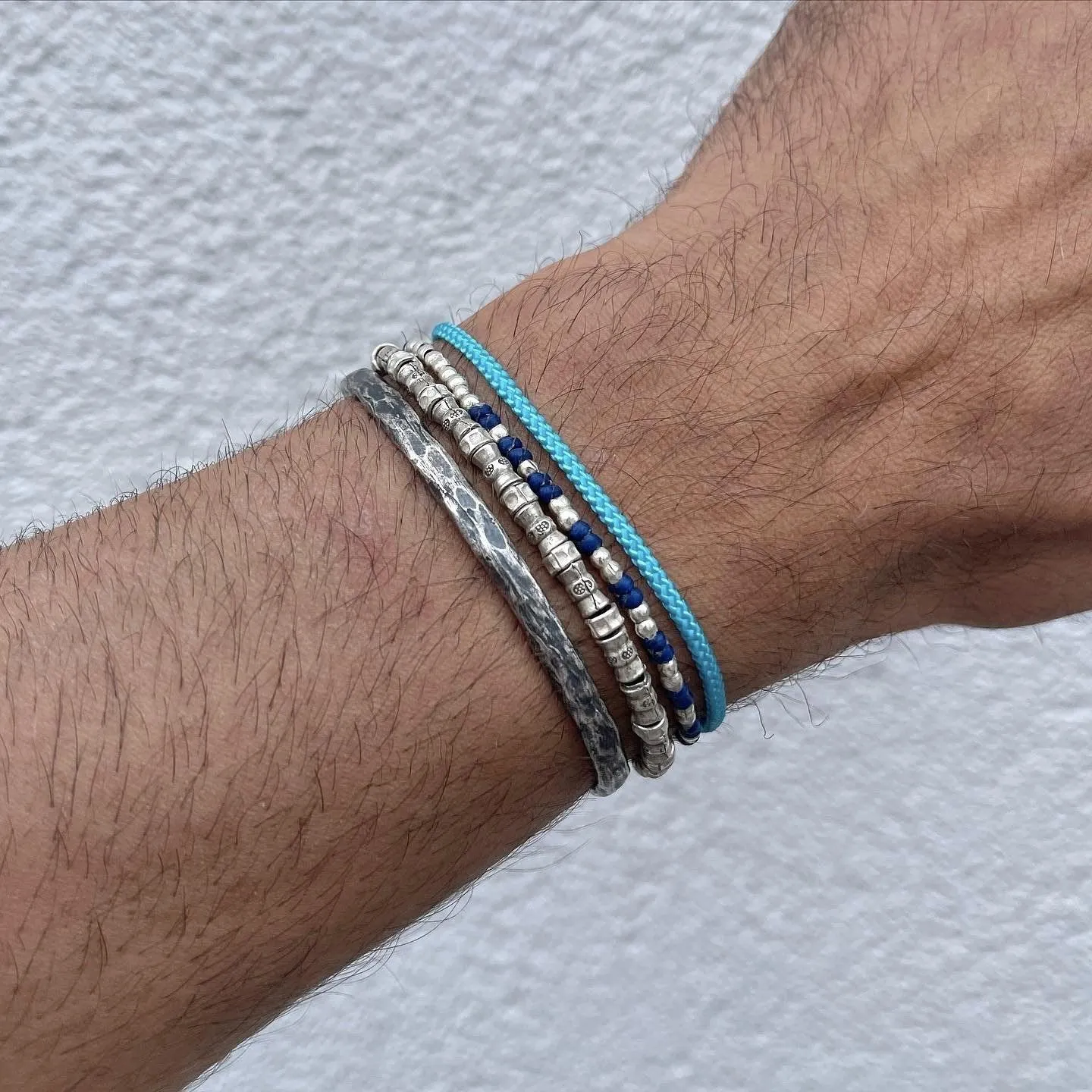 4mm " Bayu" Silver Bracelet