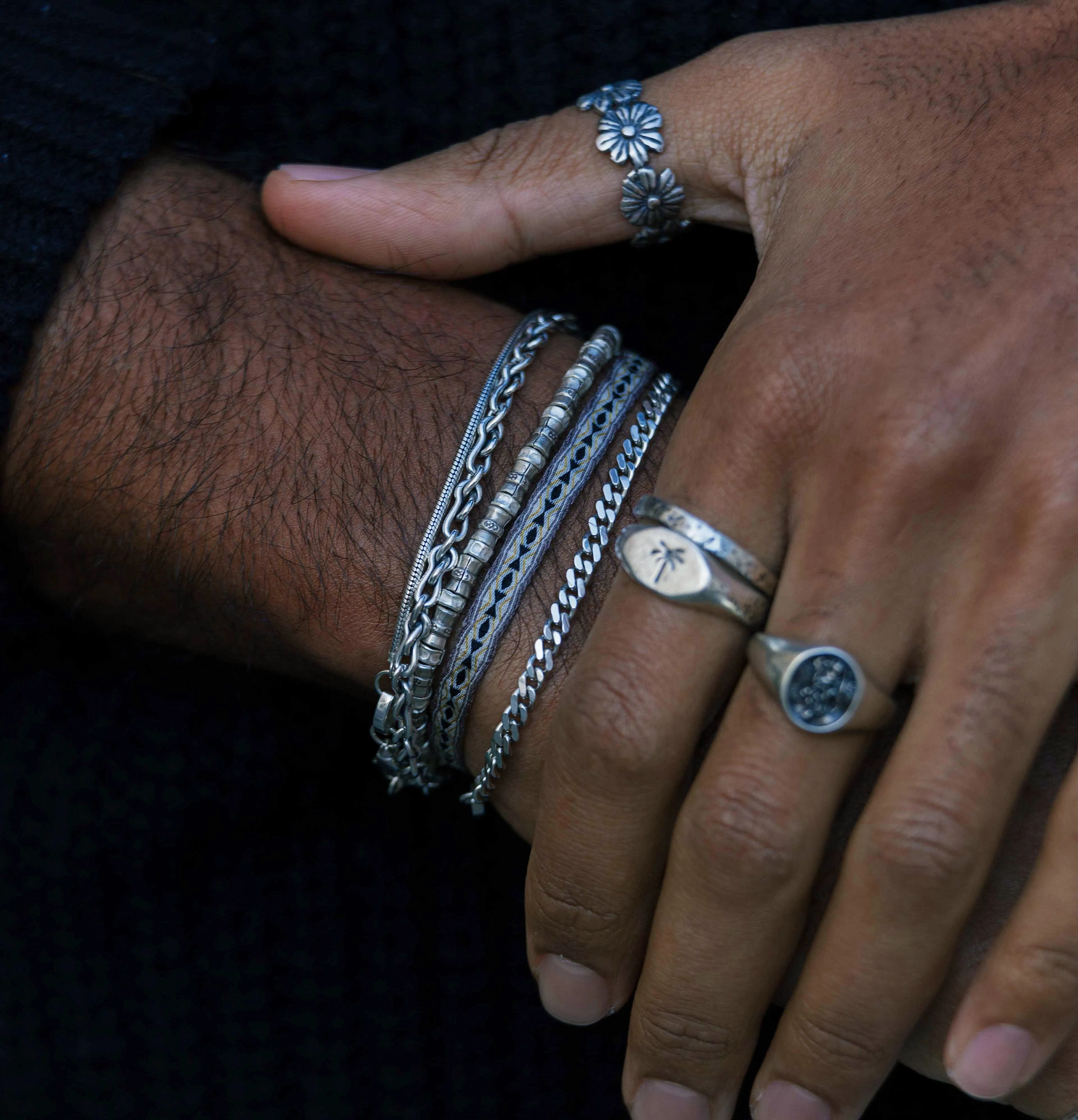 4mm " Bayu" Silver Bracelet