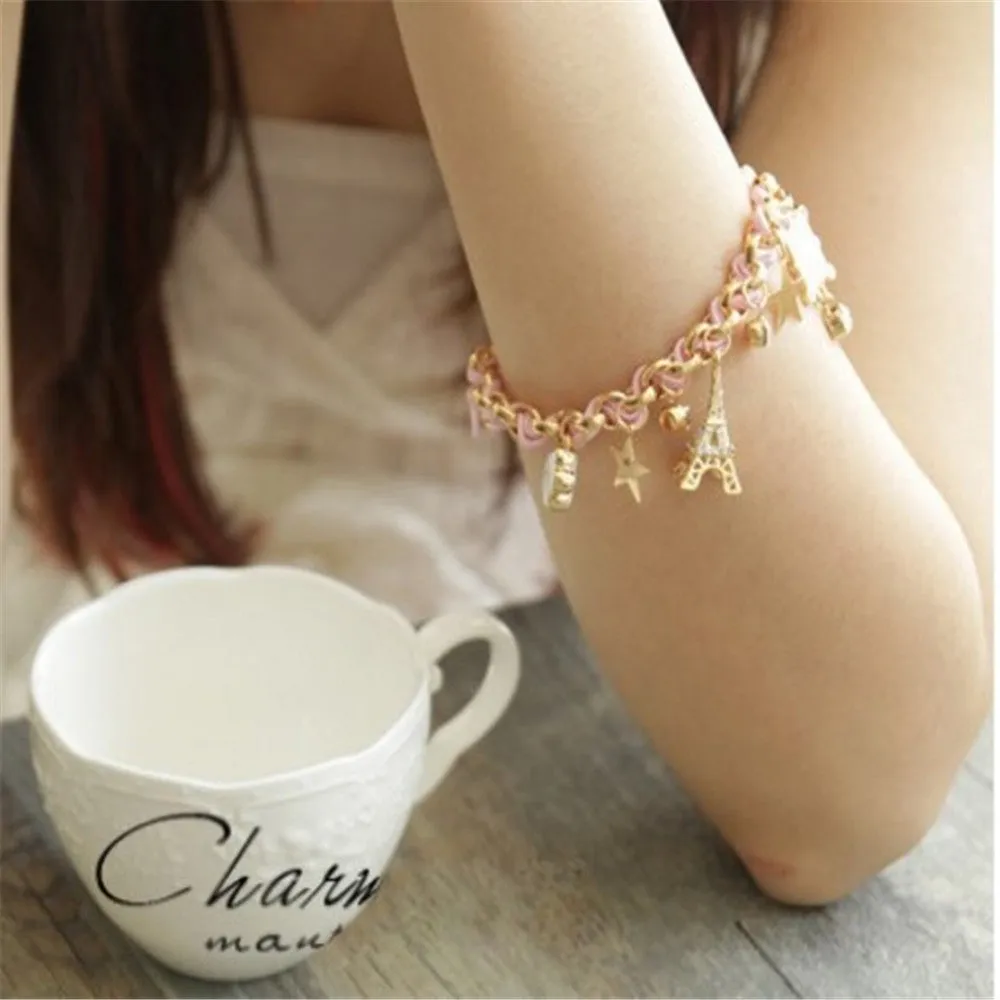 All-match Bracelet Female Jewelry Fashion Tower Star Flower