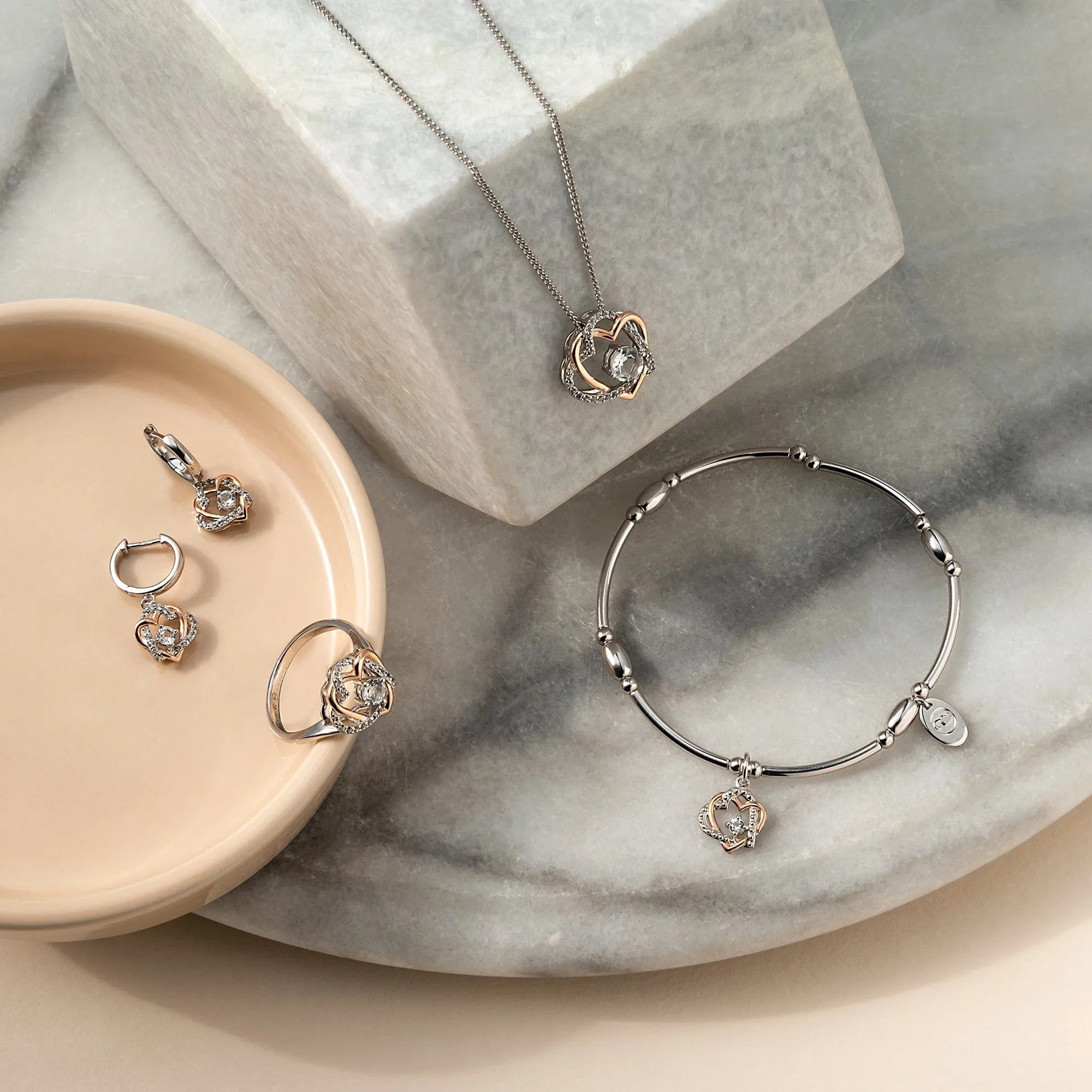 Always in My Heart Silver Affinity Bracelet