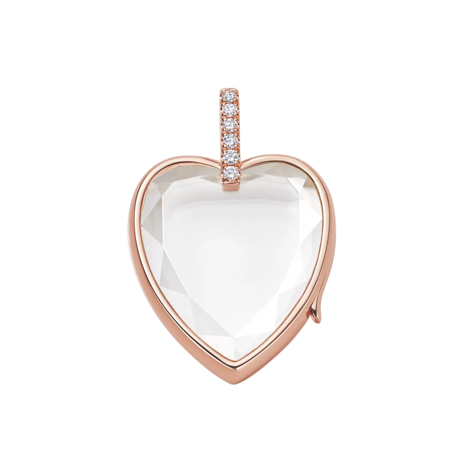 Amate Heart Locket - Rose Gold