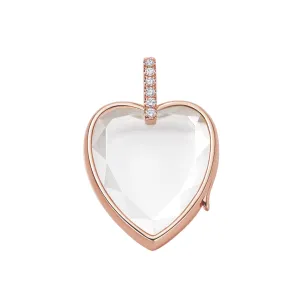 Amate Heart Locket - Rose Gold