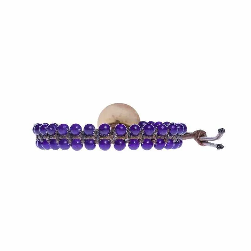 Amethyst Boho Bracelet