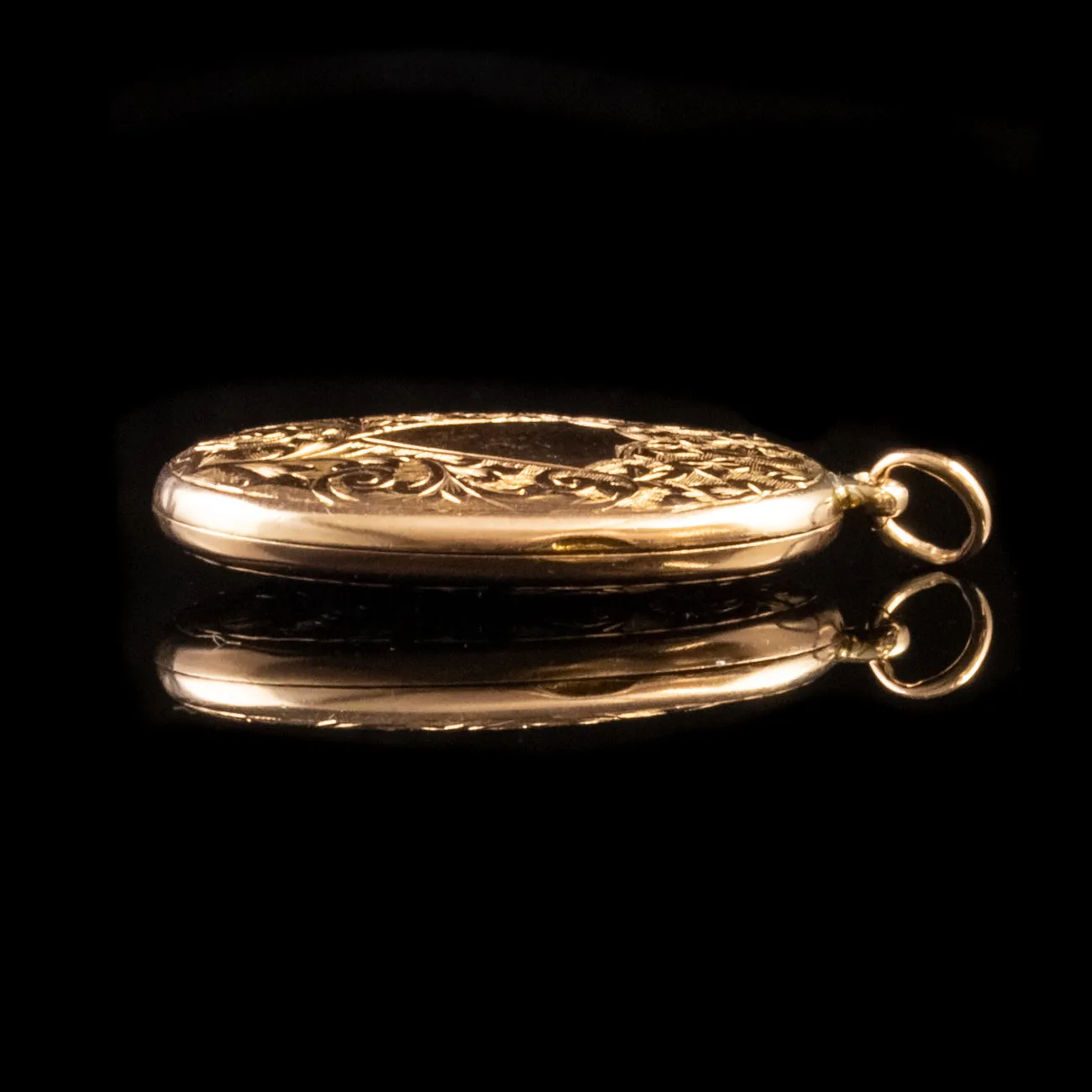 Antique Victorian Locket 9Ct Gold Circa 1890