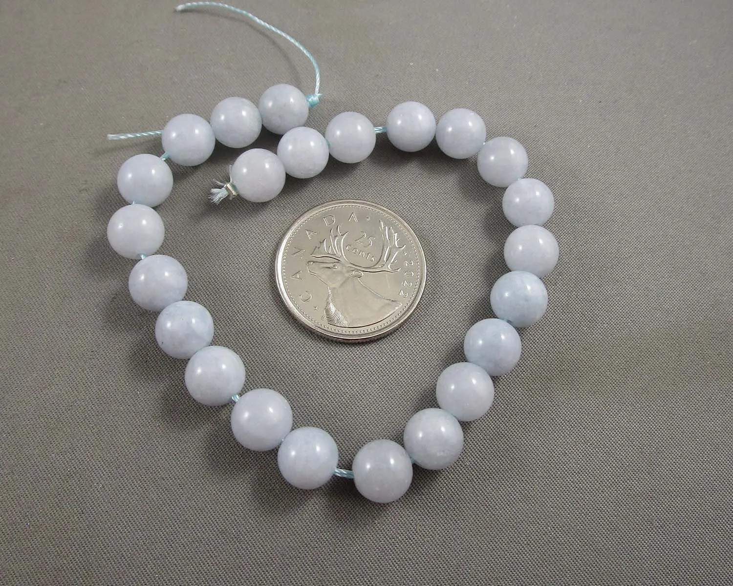 Aquamarine Beads Round Various Sizes