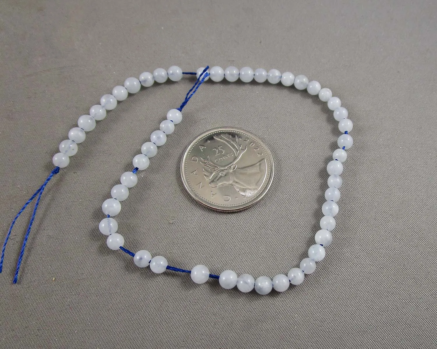 Aquamarine Beads Round Various Sizes
