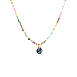 AVF Rainbow Tourmaline Necklace (SI2779)