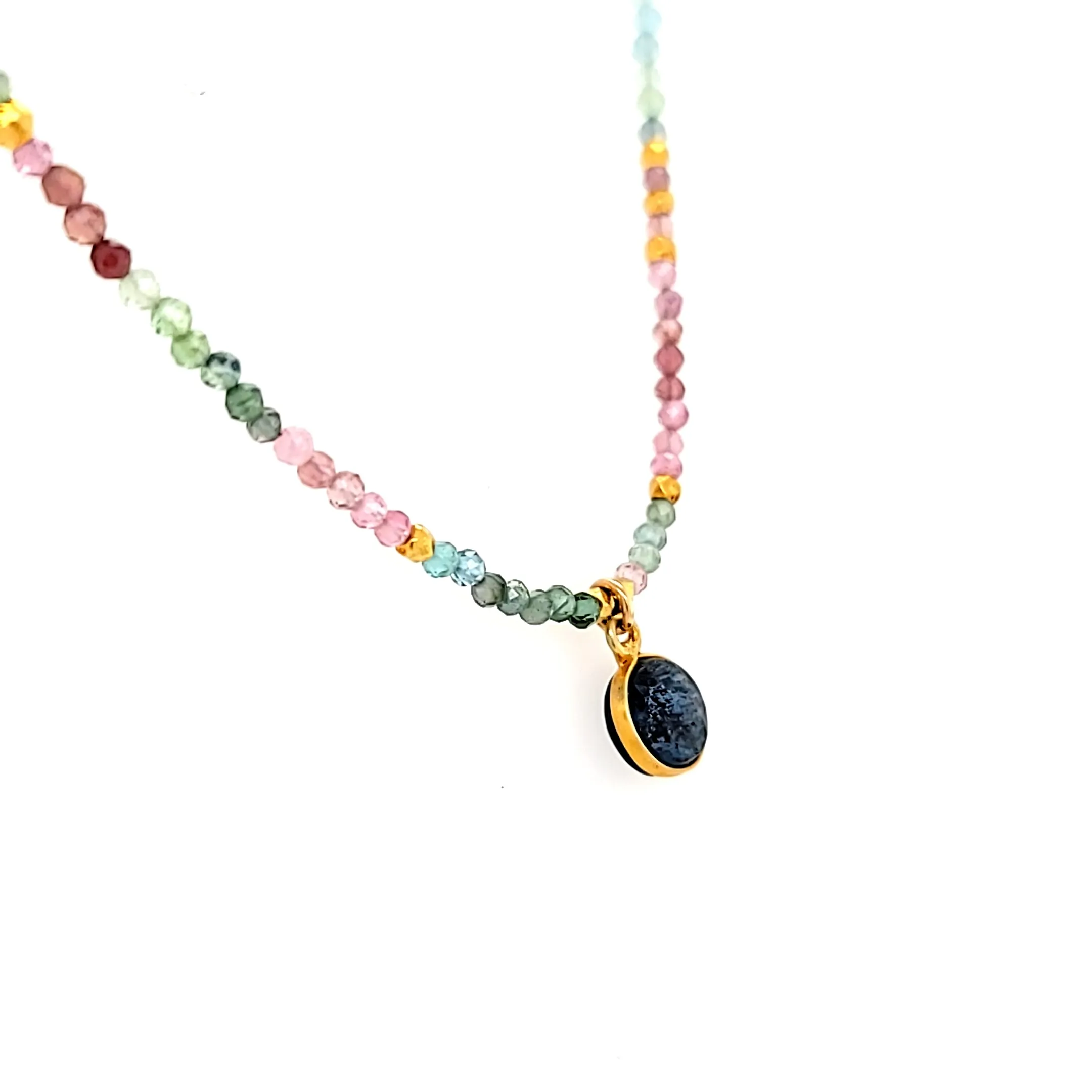 AVF Rainbow Tourmaline Necklace (SI2779)