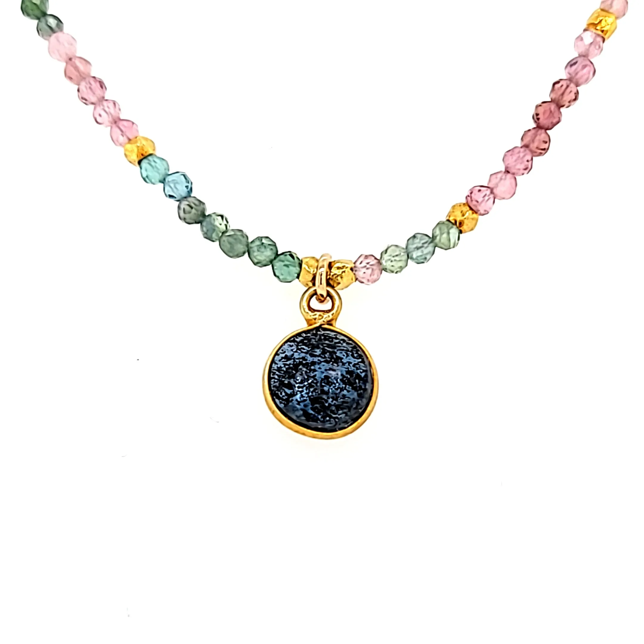 AVF Rainbow Tourmaline Necklace (SI2779)