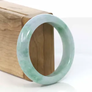 Baikalla Classic Real Jade Jadeite Bangle Bracelet ( 56.85 mm )#408