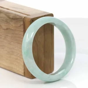 Baikalla™ "Classic Bangle" Genuine Burmese Green Jadeite Jade Bangle Bracelet (54.69 mm) #418