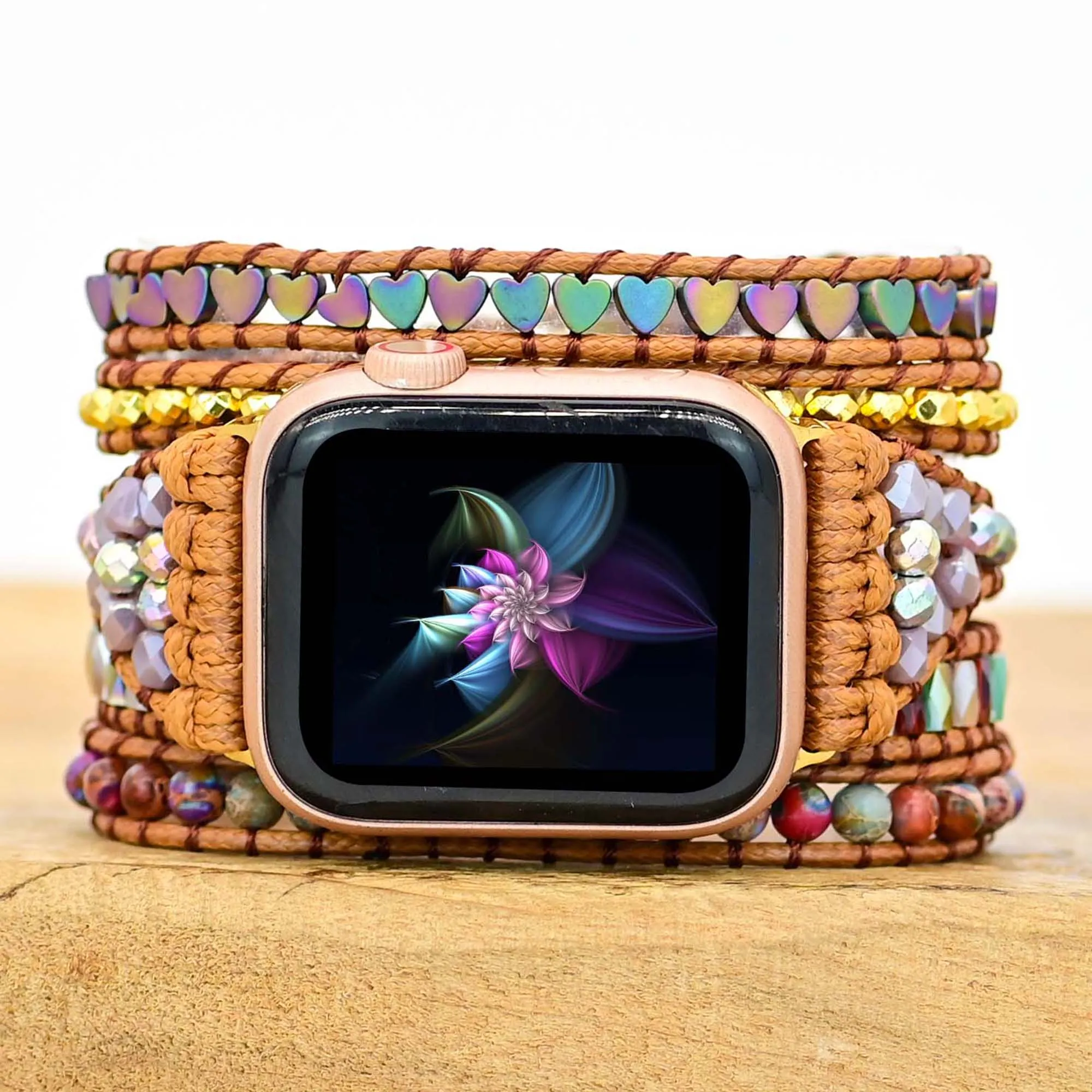 Beloved Amethyst Bohemian Wrapsody Bracelet Band For Apple Watch