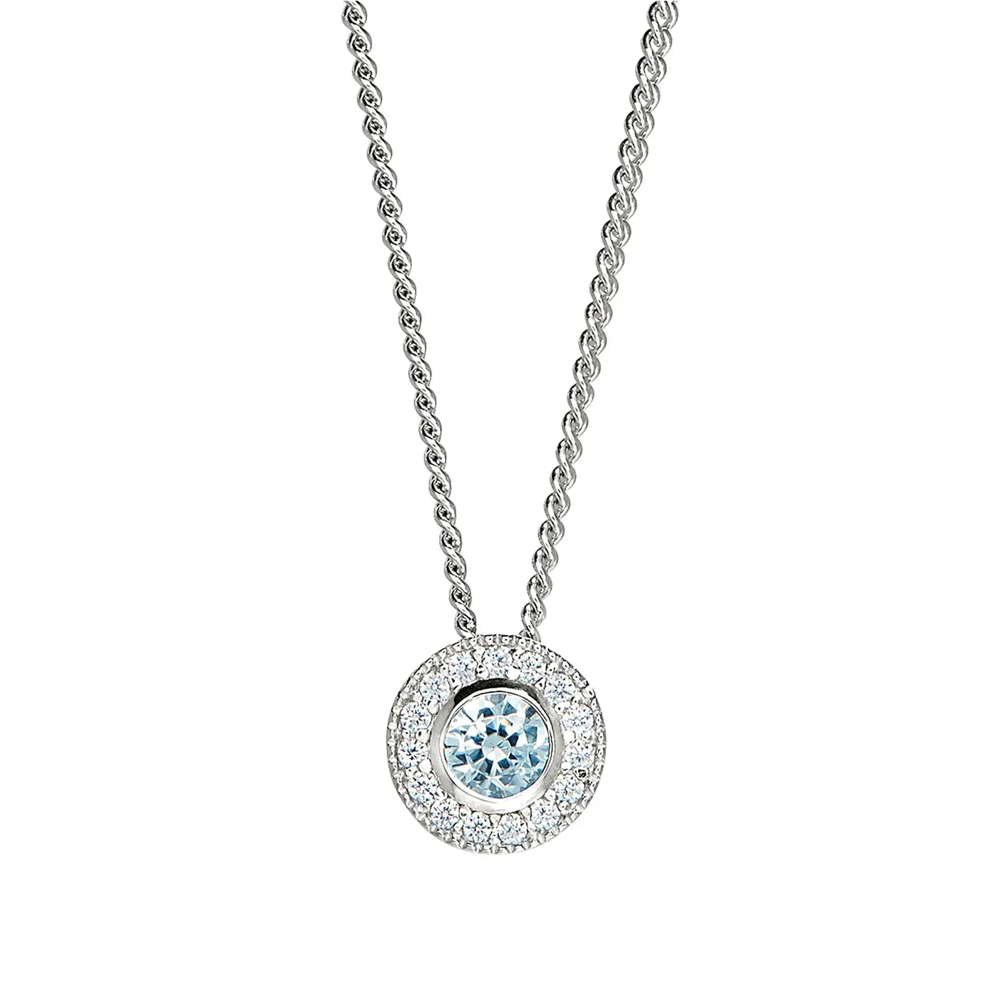 Birth Gems Aquamarine Pendant