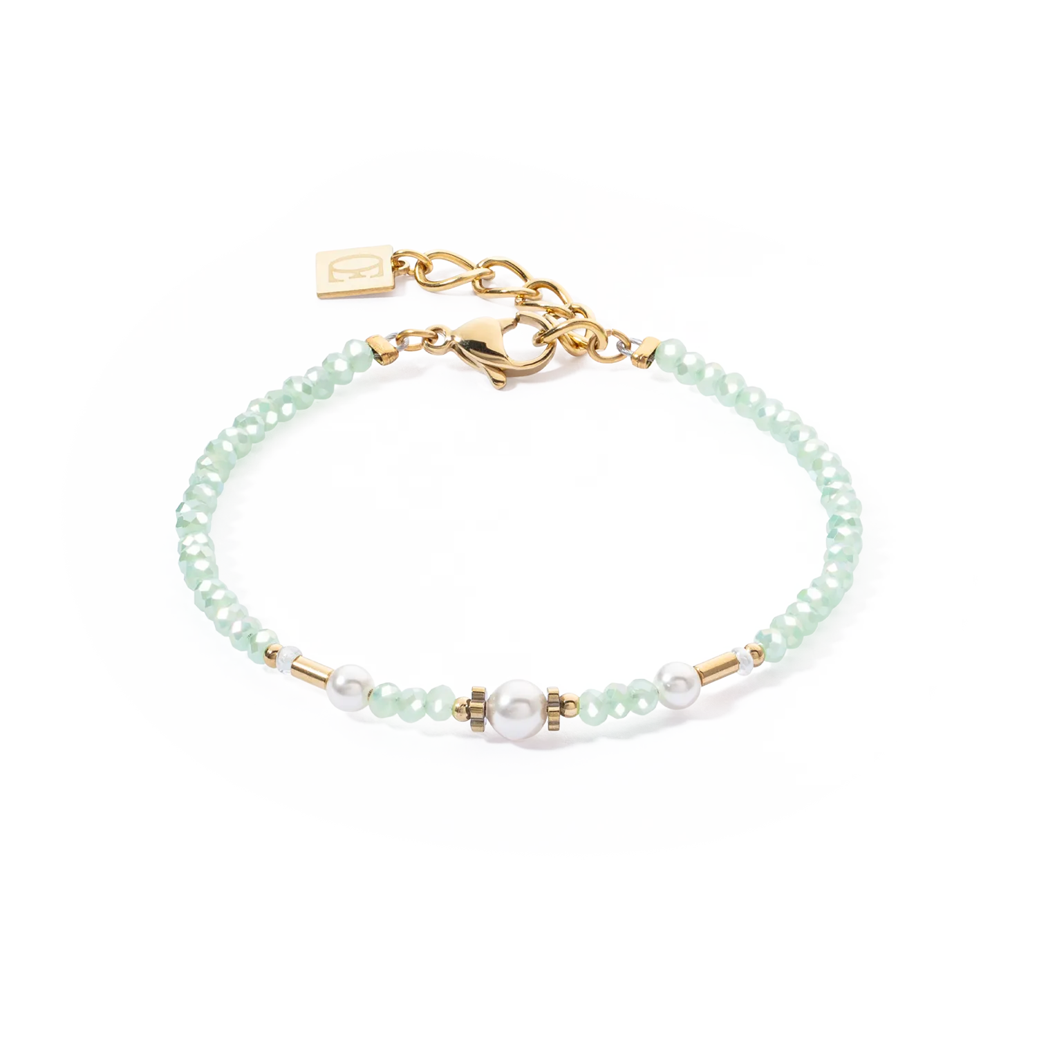 Bracelet Little Twinkle Pearl Mix light green