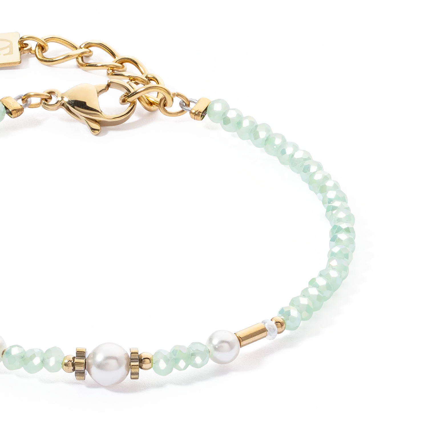 Bracelet Little Twinkle Pearl Mix light green