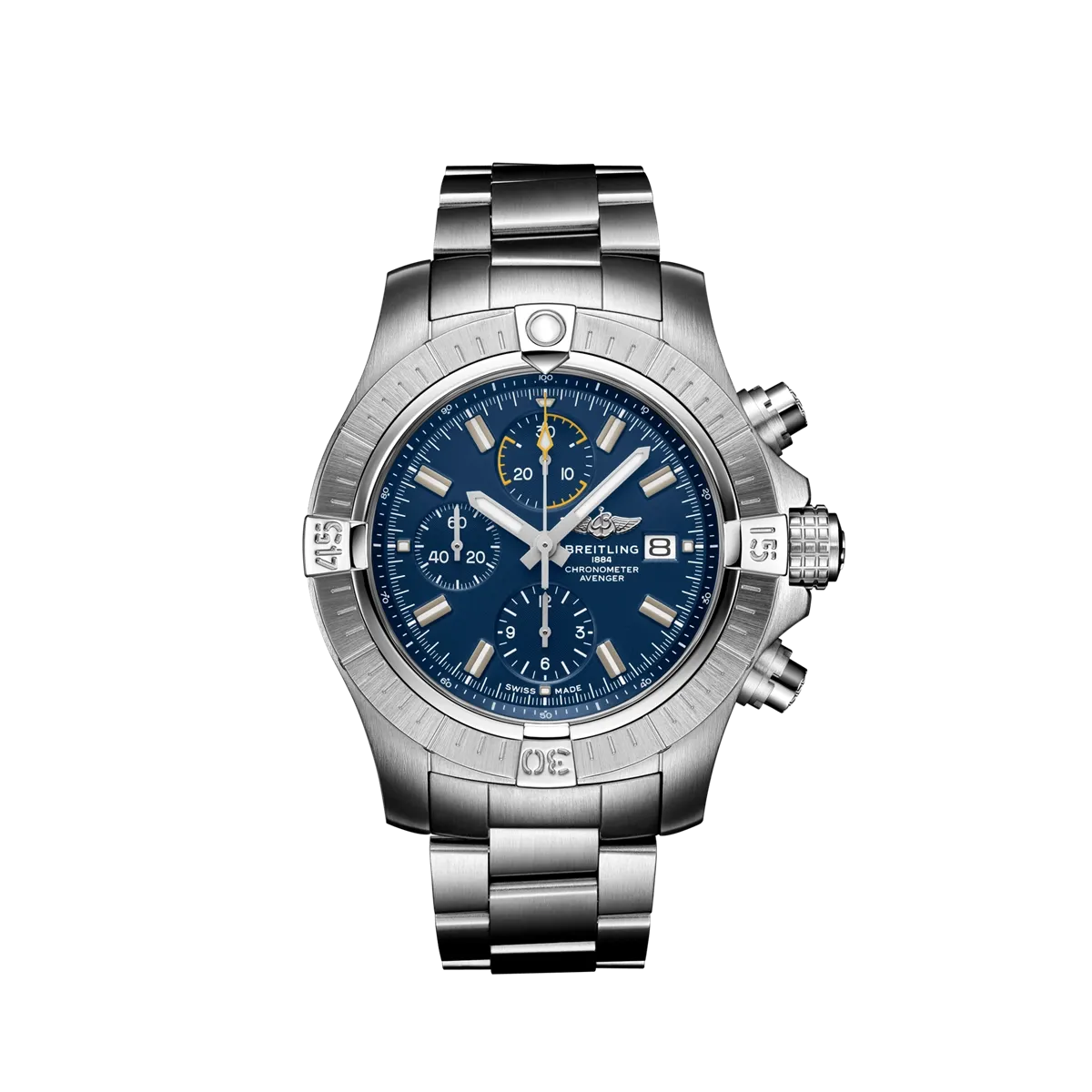 Breitling Avenger 45 Chronograph Blue Dial Stainless Steel Automatic