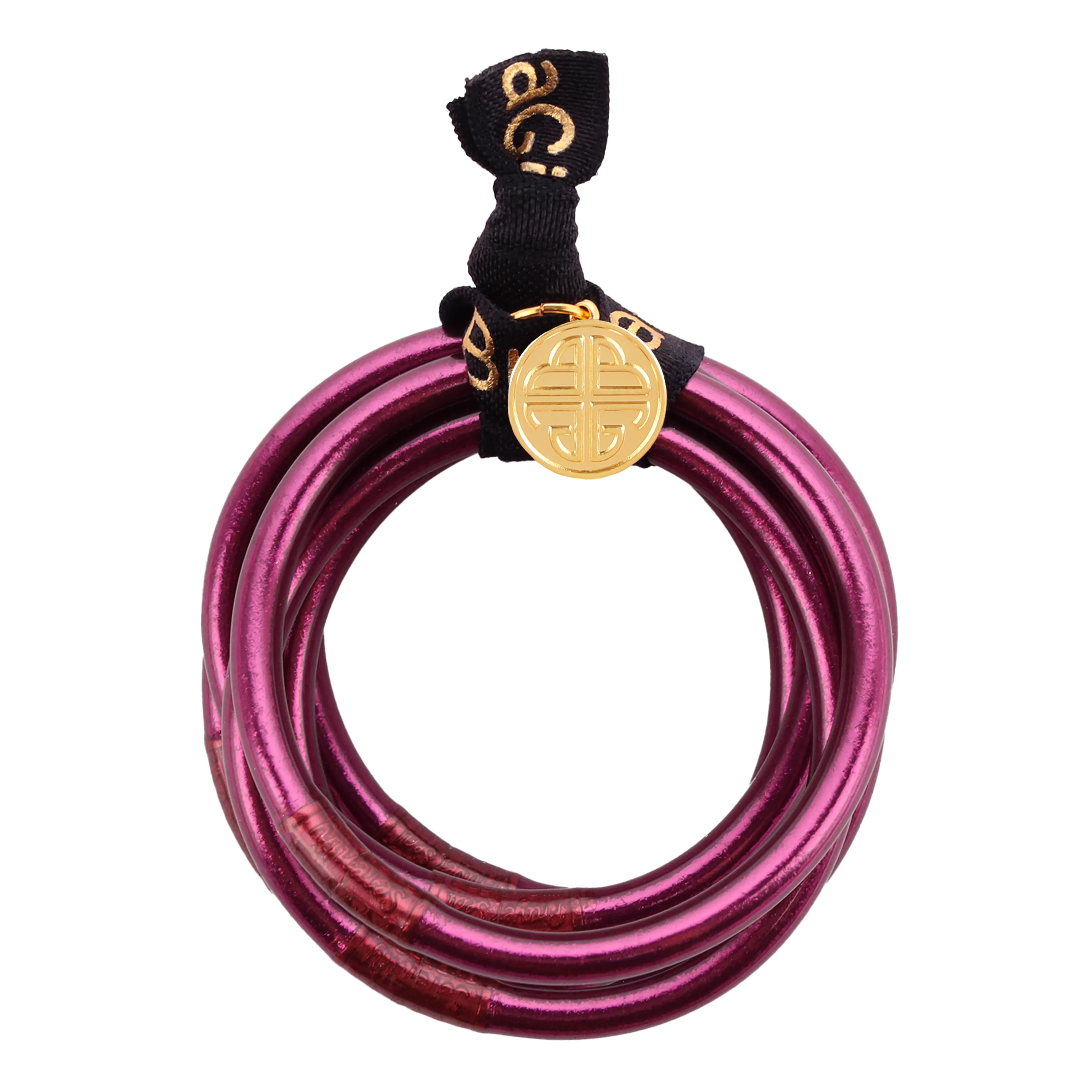 BuDhaGirl All Weather Bangles Amethyst (Set of 6)
