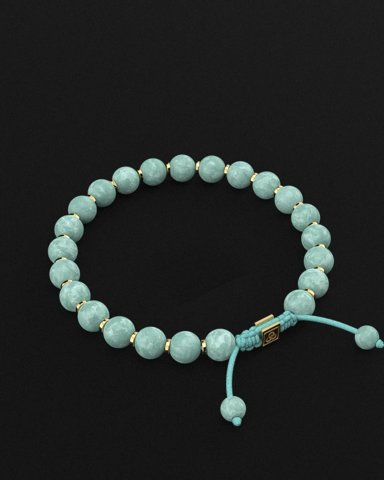 Burmese Jade Bracelet 8mm | Prayer