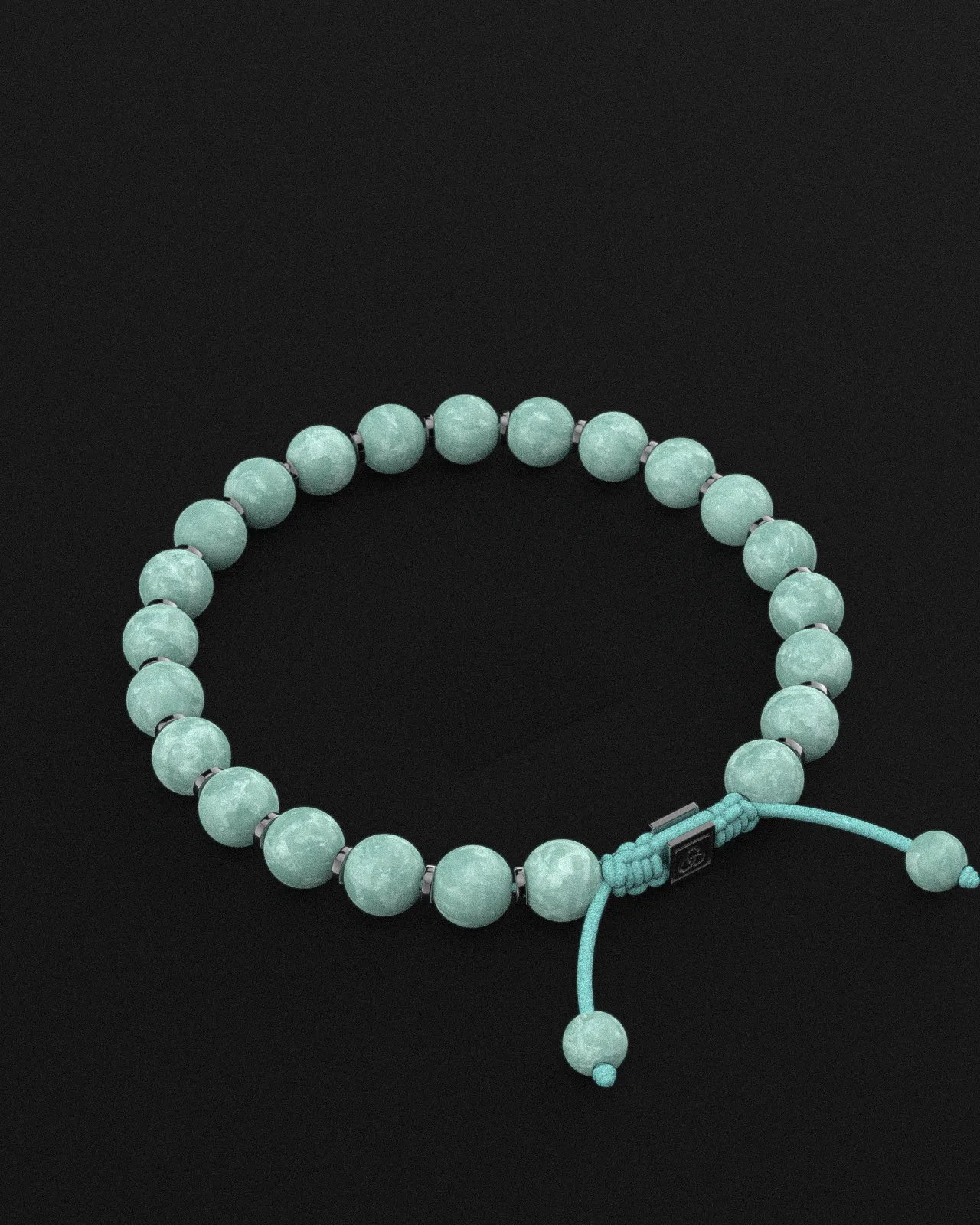 Burmese Jade Bracelet 8mm | Prayer