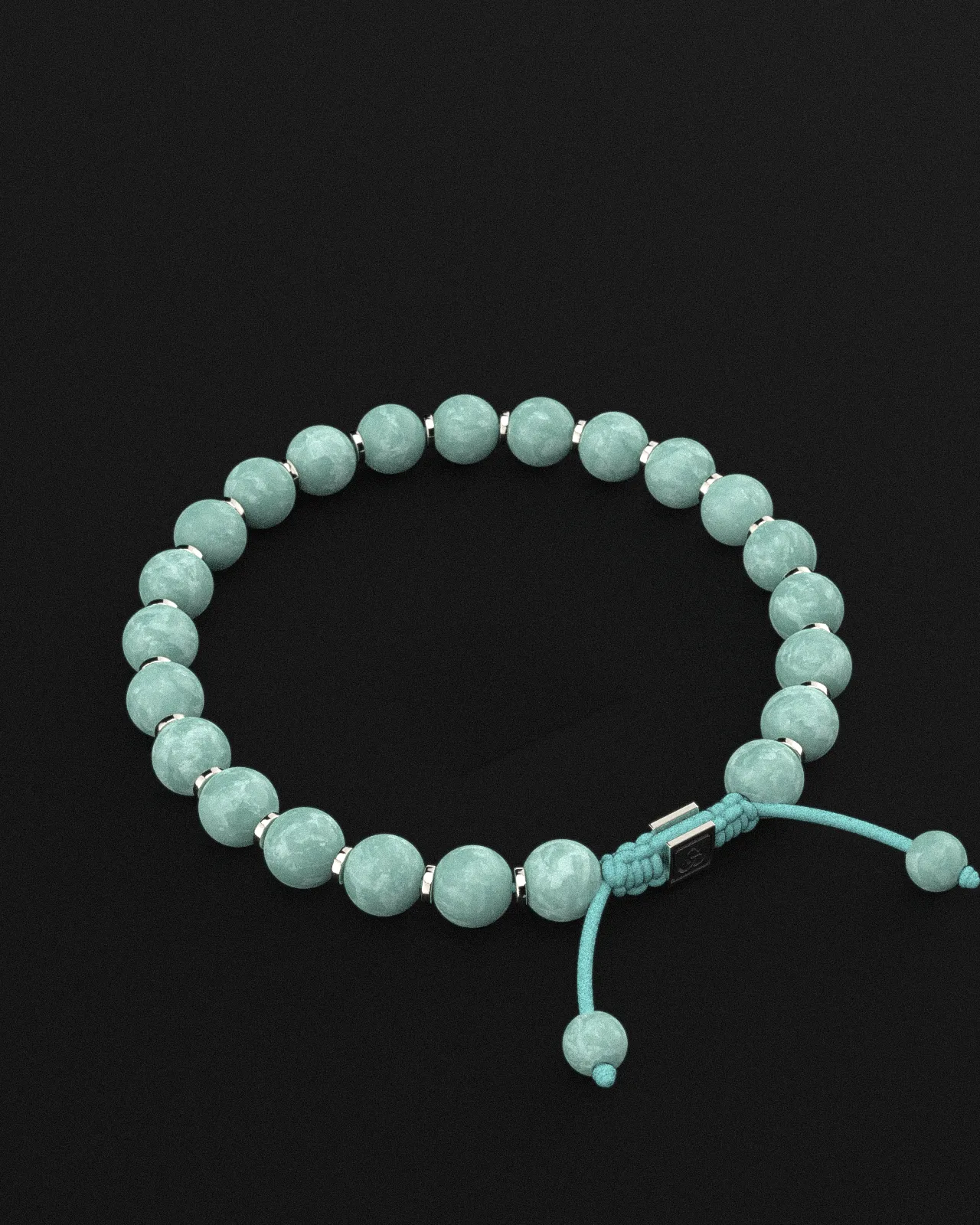 Burmese Jade Bracelet 8mm | Prayer