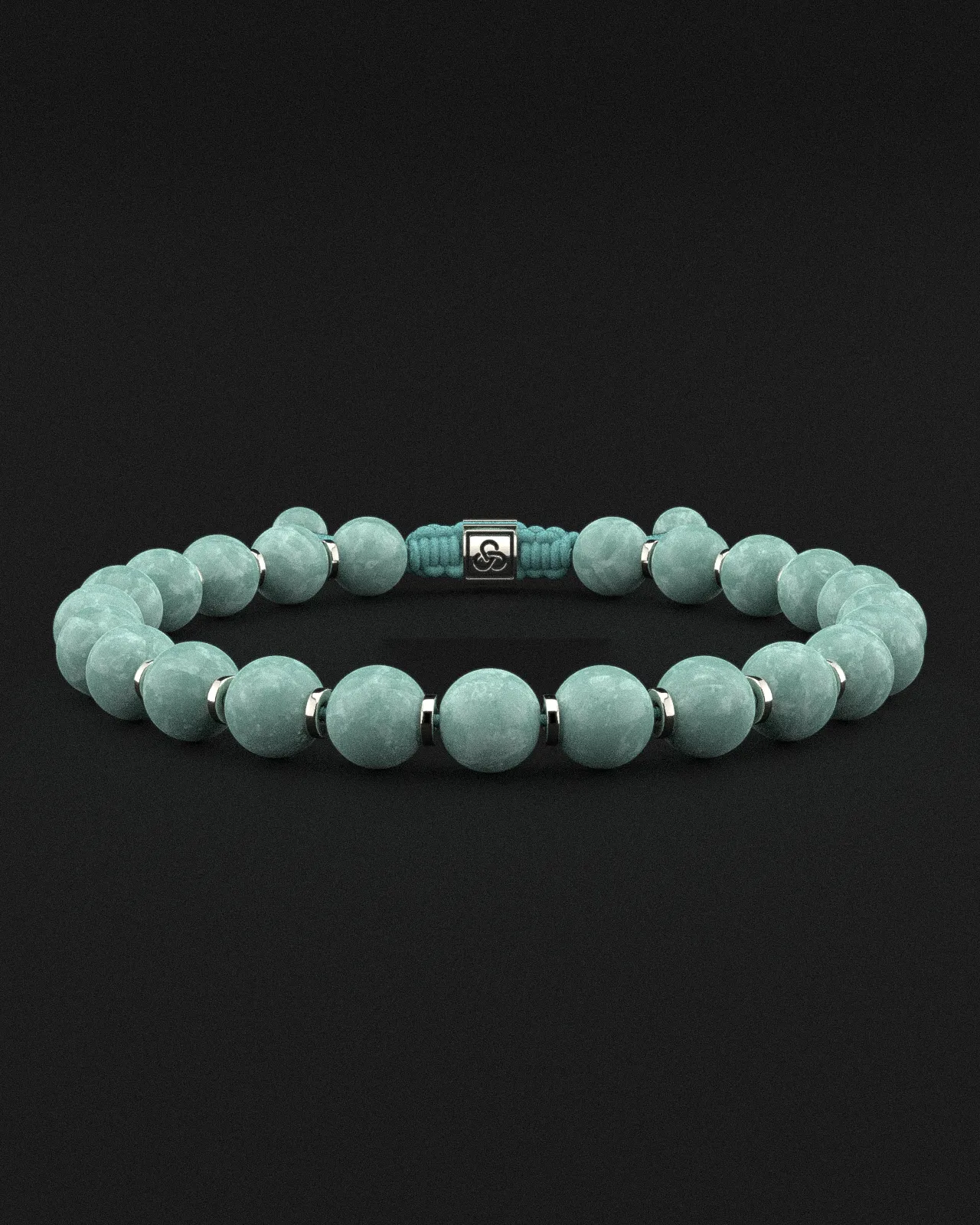 Burmese Jade Bracelet 8mm | Prayer