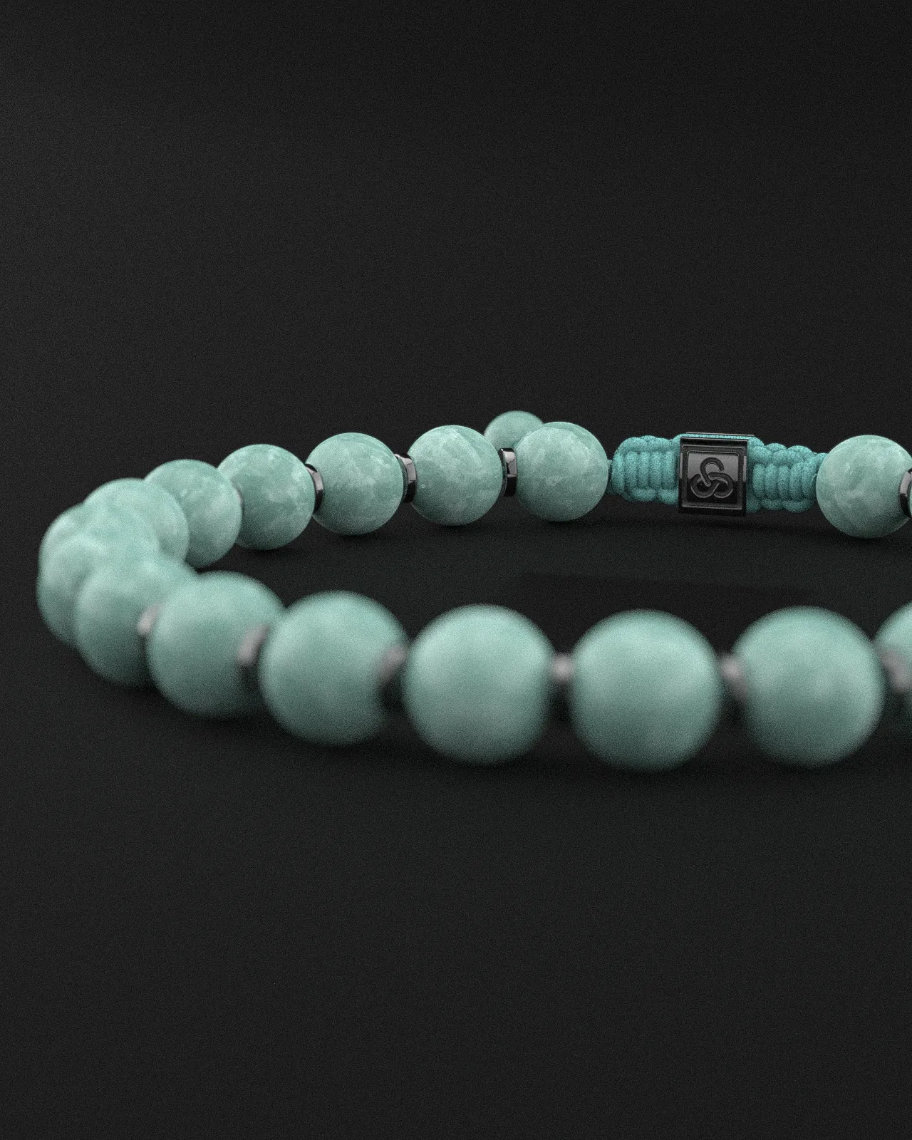Burmese Jade Bracelet 8mm | Prayer