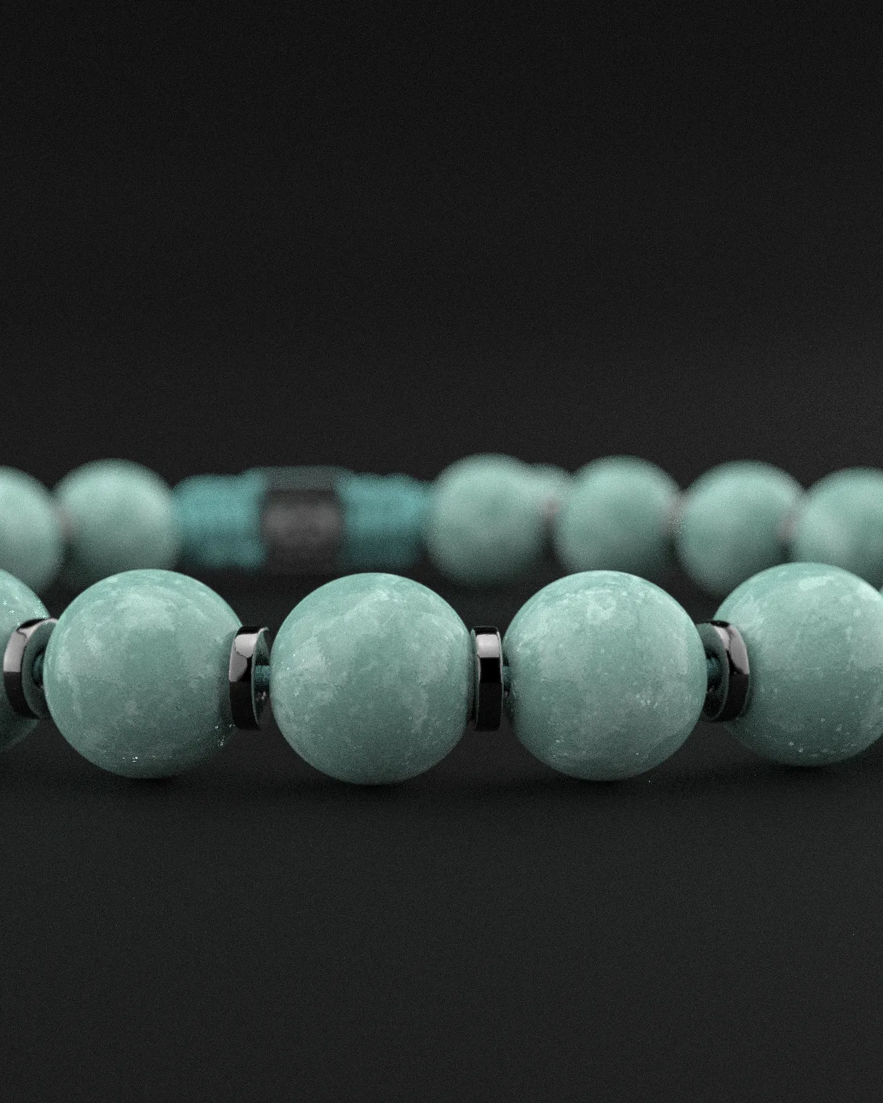 Burmese Jade Bracelet 8mm | Prayer
