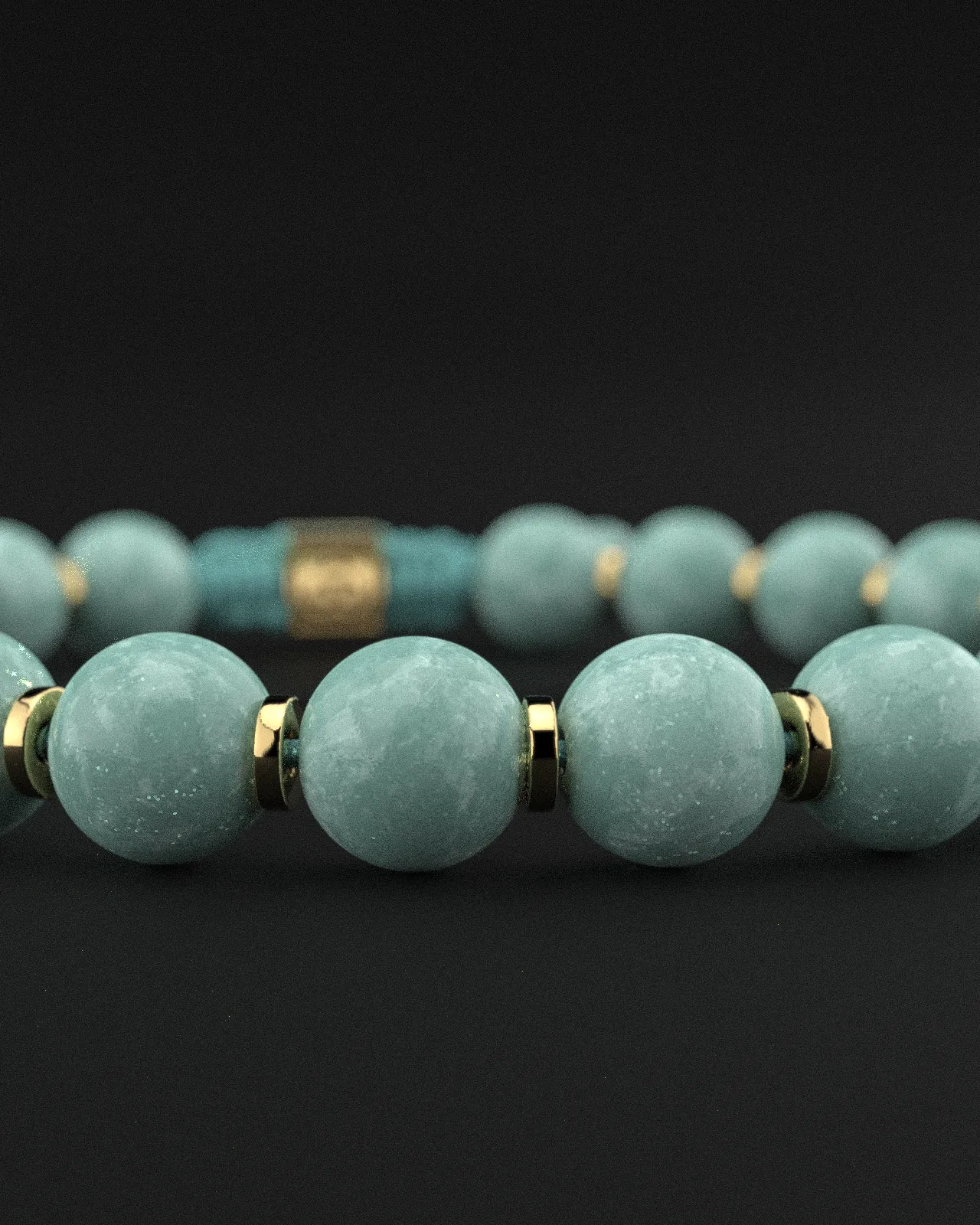 Burmese Jade Bracelet 8mm | Prayer