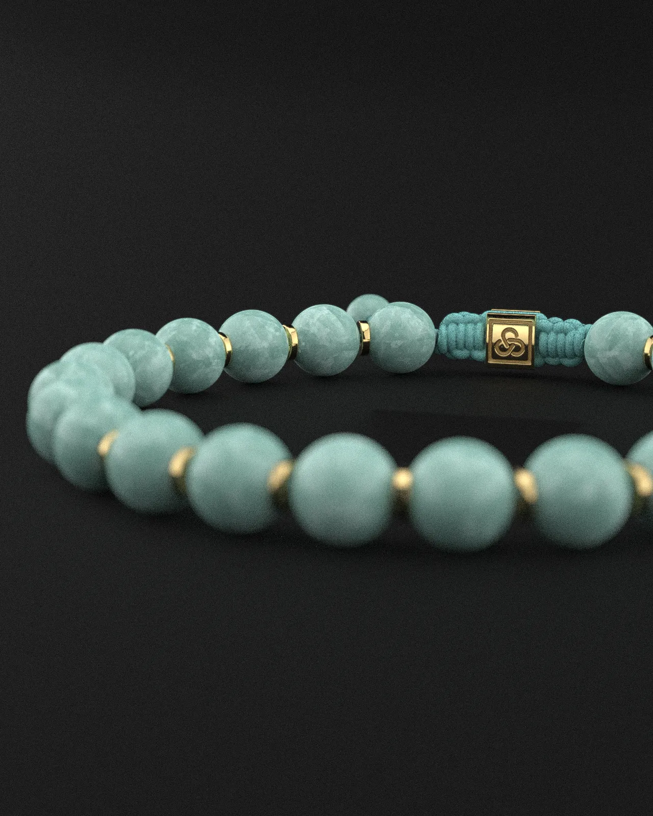Burmese Jade Bracelet 8mm | Prayer