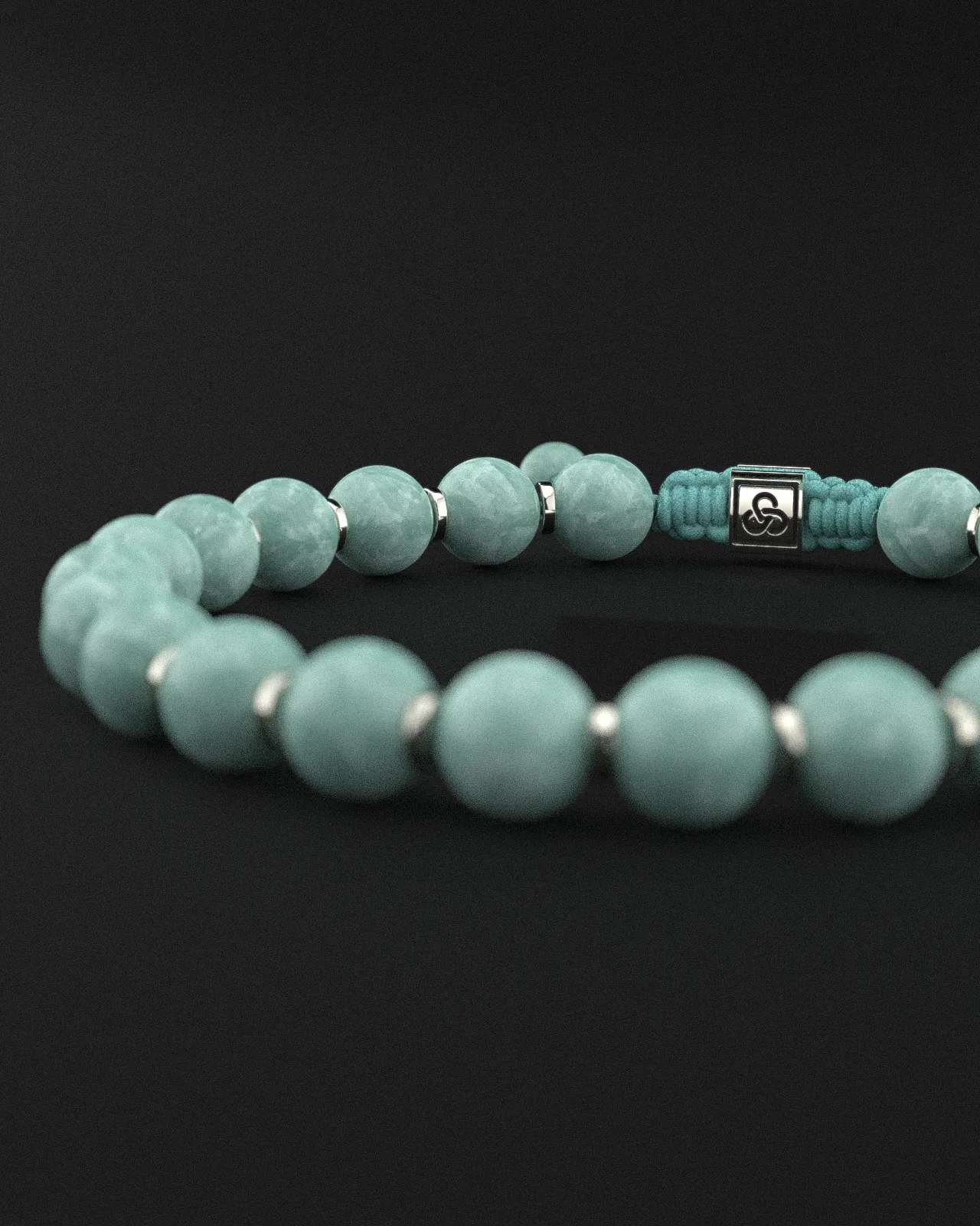 Burmese Jade Bracelet 8mm | Prayer