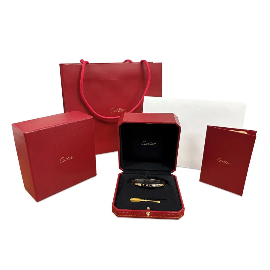 Cartier Love Bangle, Small Model Size 18 - 18ct Yellow Gold