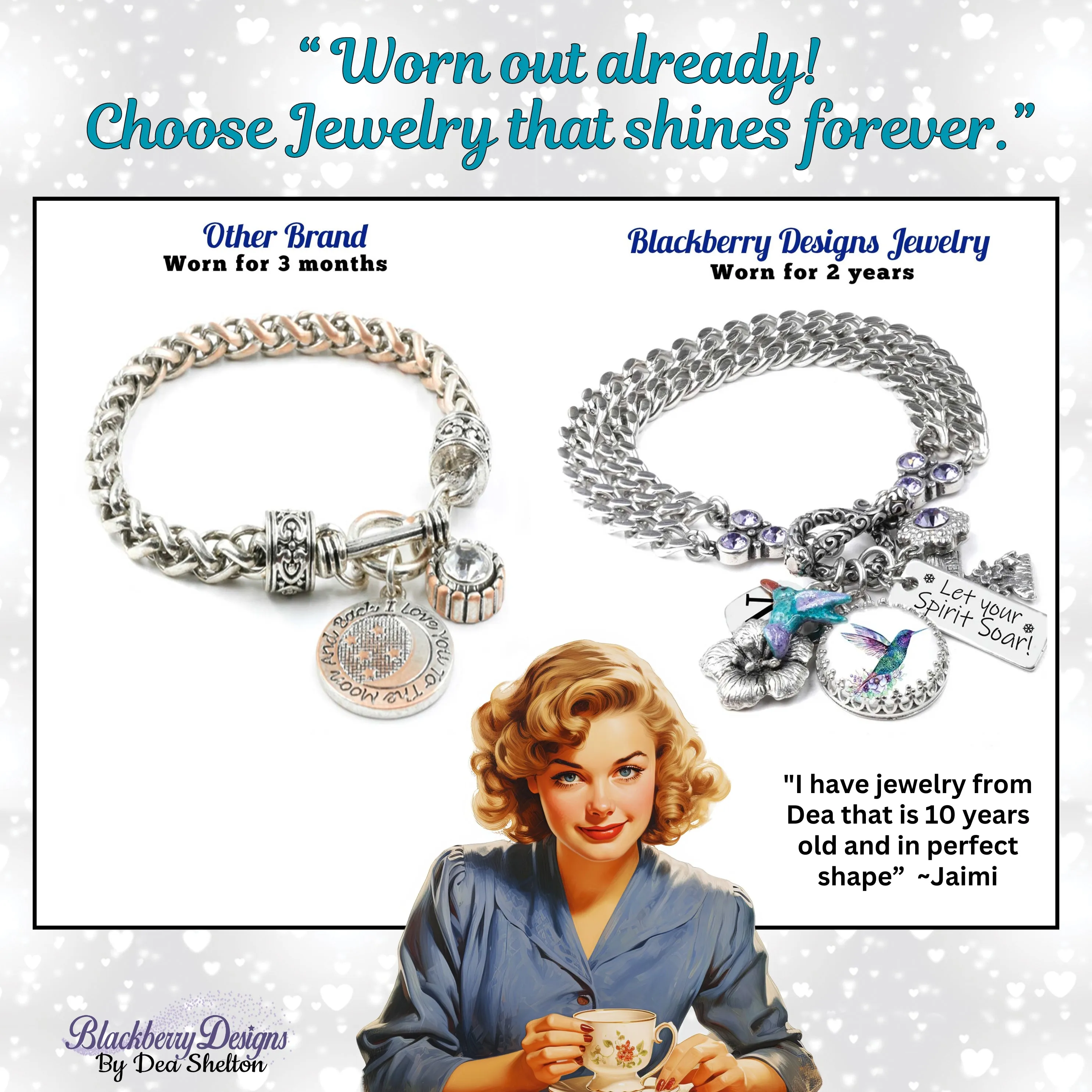 Celtic Knot Heart Bracelet