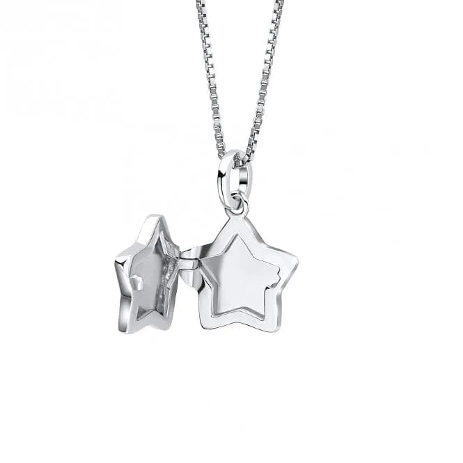 Children's Diamond Star Locket Pendant P5361