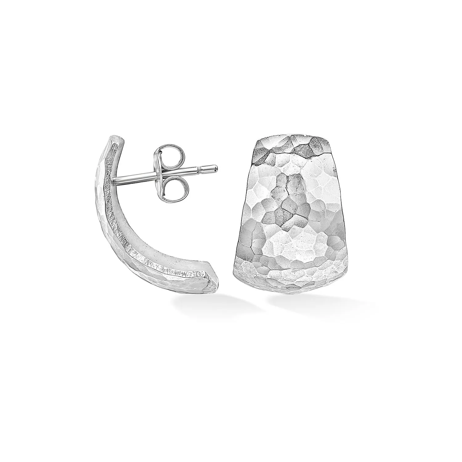 Chunky Tapering Half Hoop Nomad Earrings