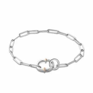 Clogau Connection Silver Bracelet 3SCRL0744