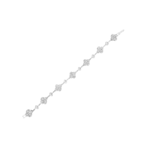 Clover Design Diamond Bracelet