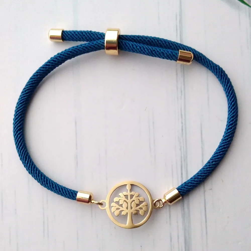 Dani Tree of Life 2 Corded Slider Bracelet