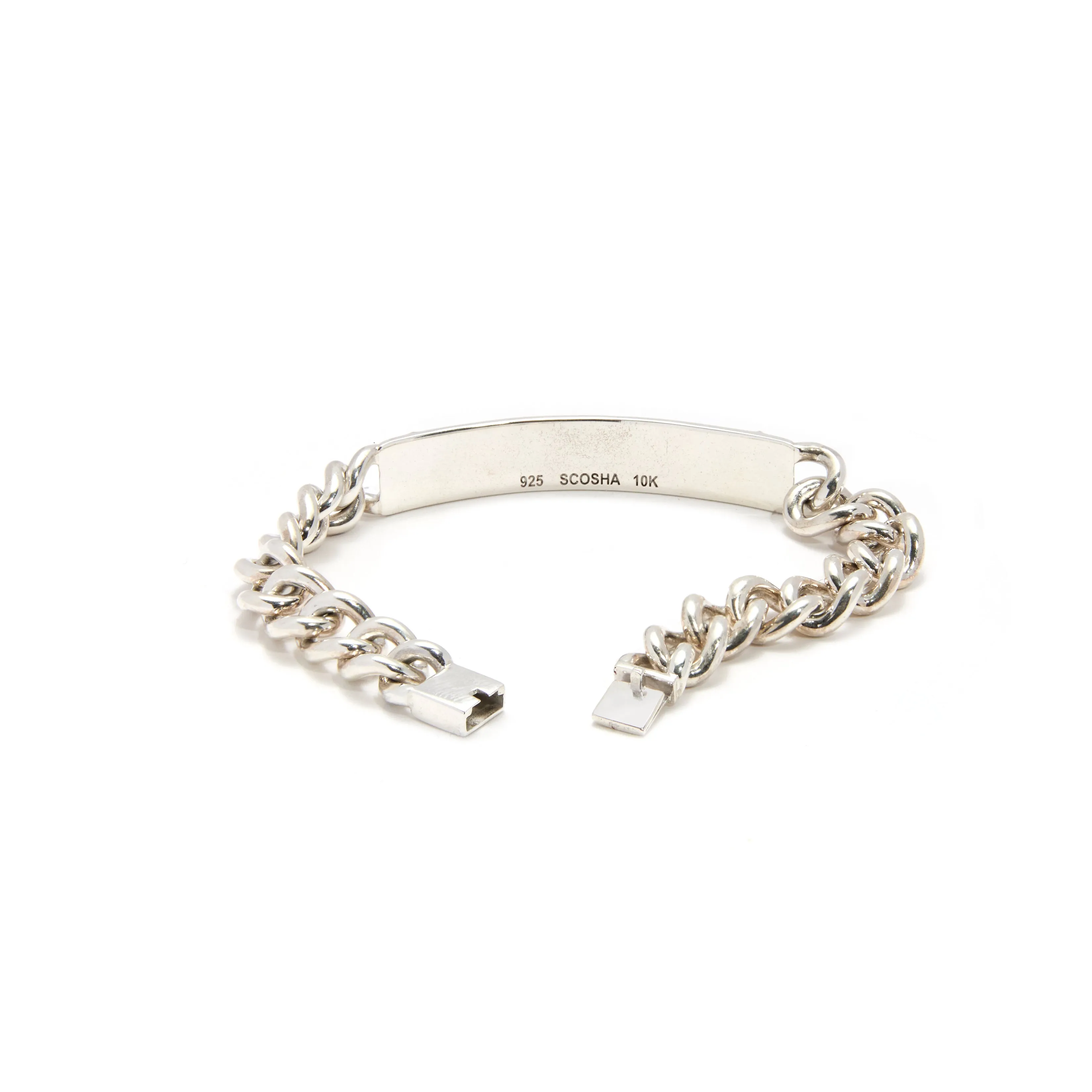 Desert Moon Curb Chain ID Bracelet