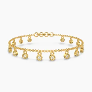 Diamond Charms Chain Bracelet
